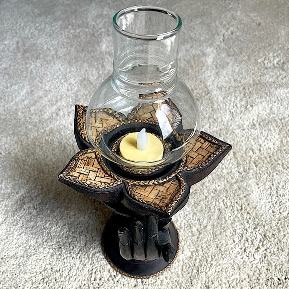 Meditation decor - Buddha hands candle holder - Picture 4 of 6
